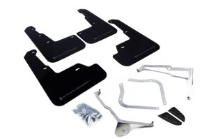 Subaru WRX Mud Flap Kit - Rally Armor - UR Premium Urethane - Black/Grey Logo - `15-`21 Subaru WRX Mud Flap Kit - Rally Armor - UR Premium Urethane - Black/Grey Logo - `15-`21